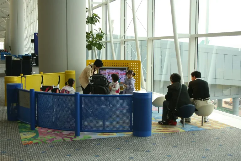 Children’s play area in an airport terminal